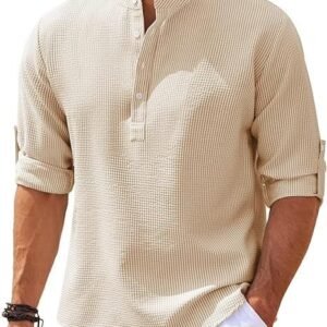 Casual Collar Shirt – Khaki